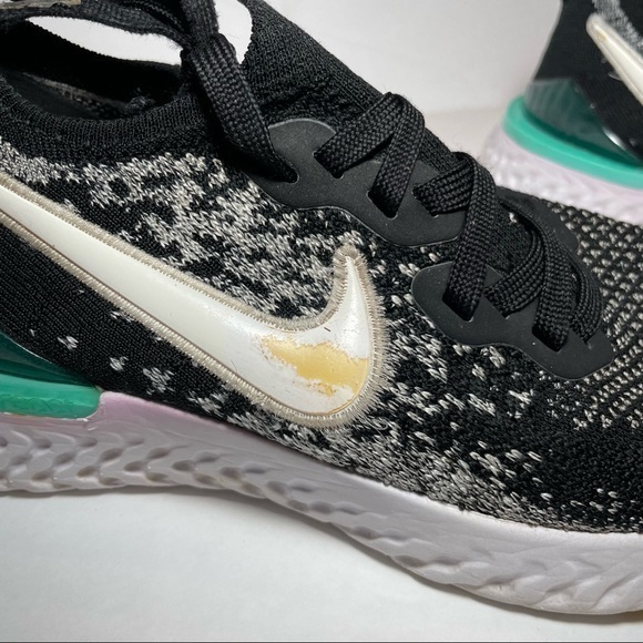 Nike Epic React Flyknit 2‎ GS - Bleached Coral - GS S: 7Y/W 8.5 No Box/Pre-owned - Picture 7 of 8